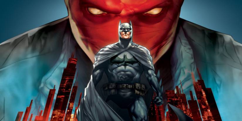 Batman Red Hood Film Posteri altında.