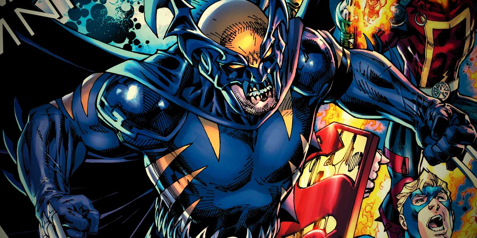 Batman Wolverine Amalgam Dark Claw in DC vs Marvel Comic Art