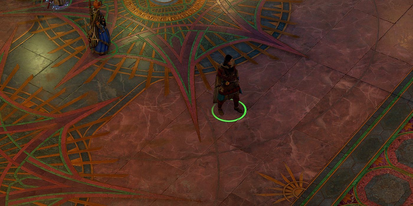 Camellia standing in Razmir&rsquo;s palace in Pathfinder Wrath of the Righteous