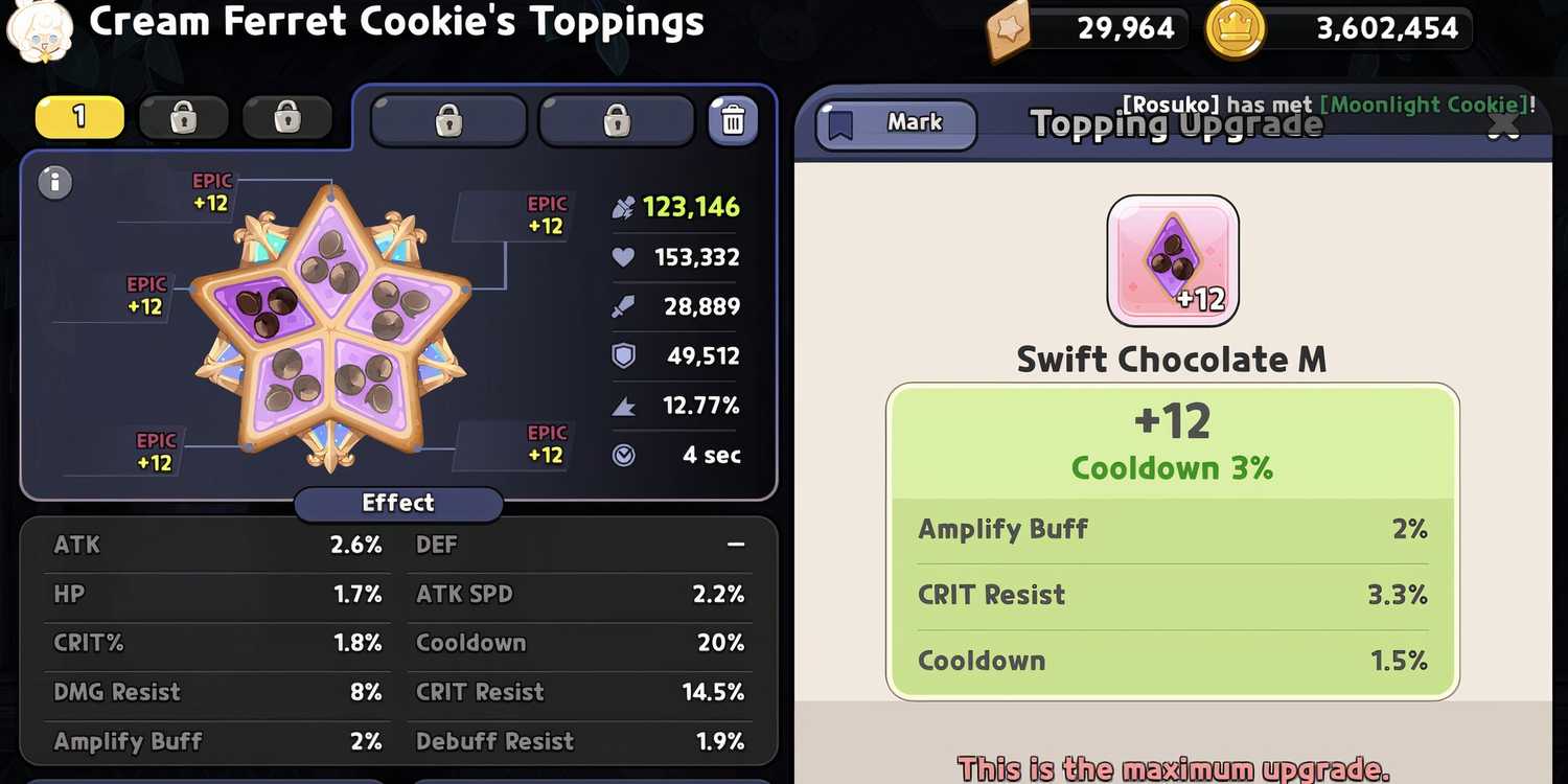 Cookie Run: Kingdom - Best Toppings And Beascuits For Cream Ferret Cookie