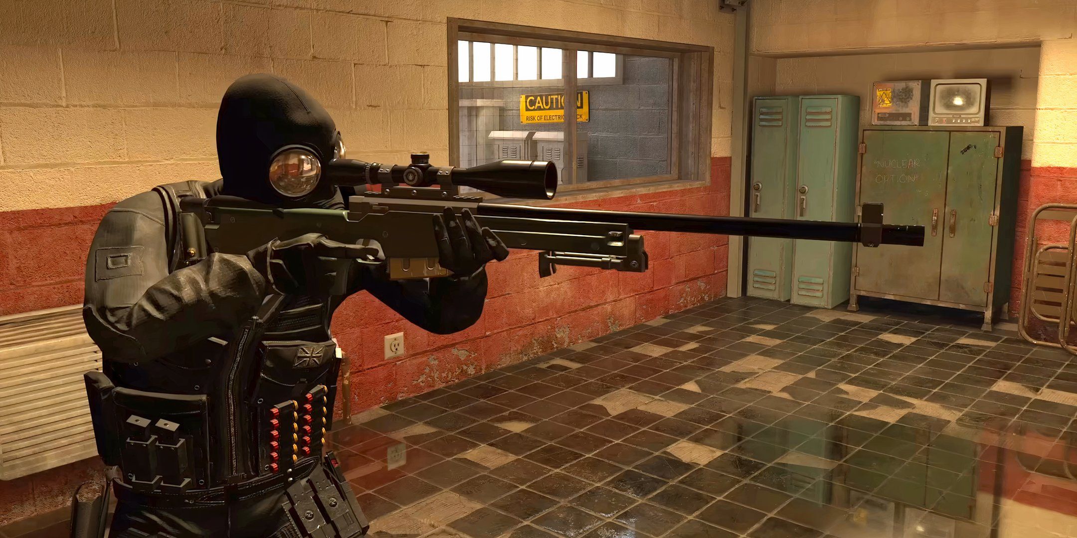 A player wielding a sniper rifle from Counter-Strike