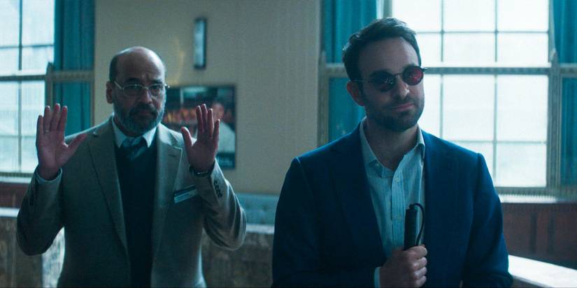 Yusuf Khan (Mohan Kapur) e Matt Murdock (Charlie Cox) no Episódio 5 da 1ª Temporada de Daredevil: Born Again