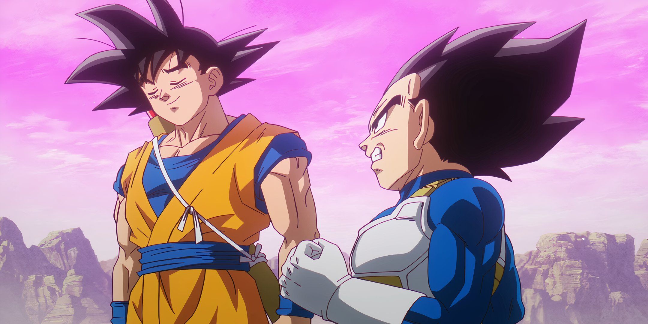 Goku and Vegeta in the finale
