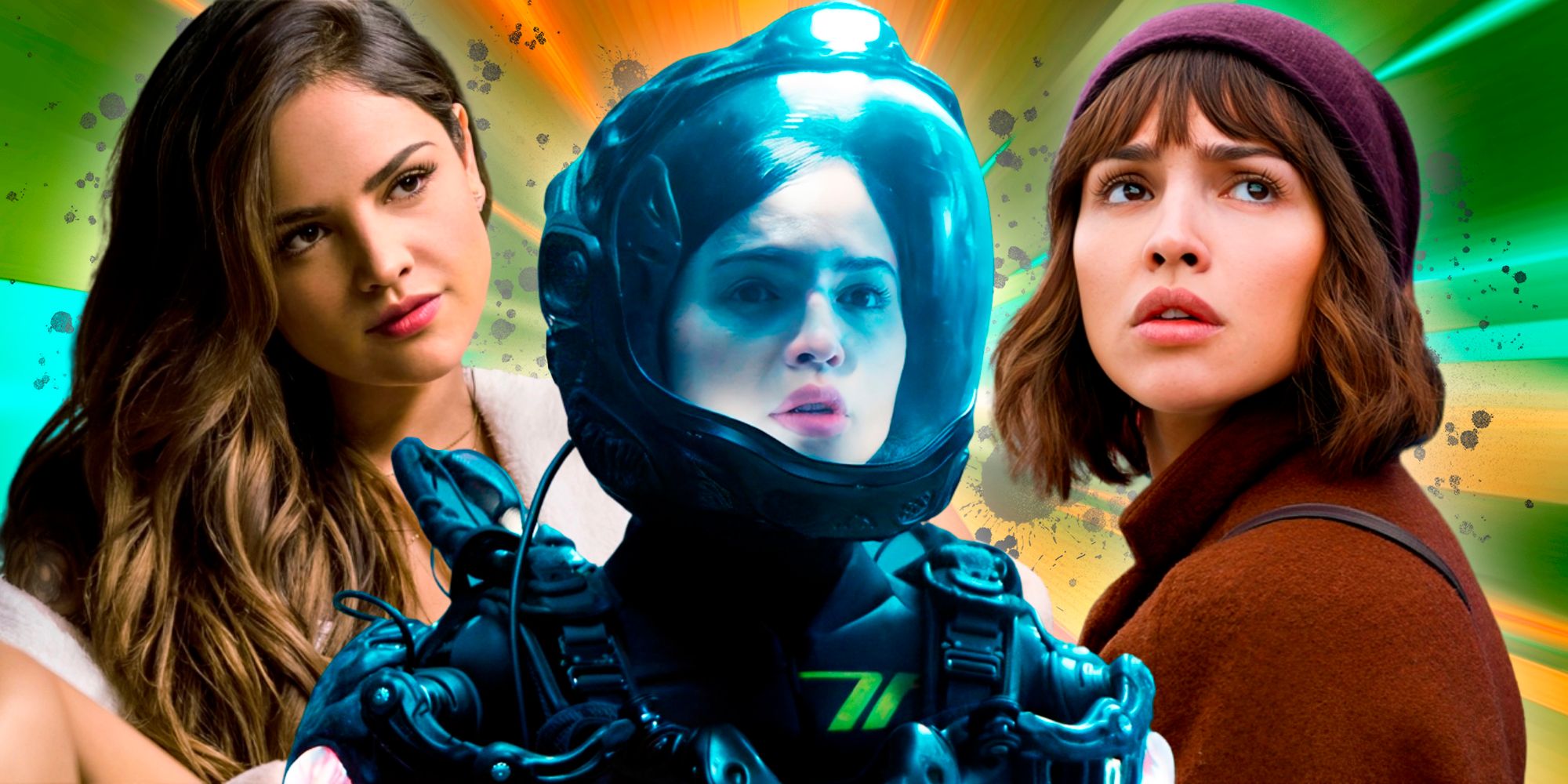 Eiza Gonzalez in 3 Body Problem, baby Driver and Ash