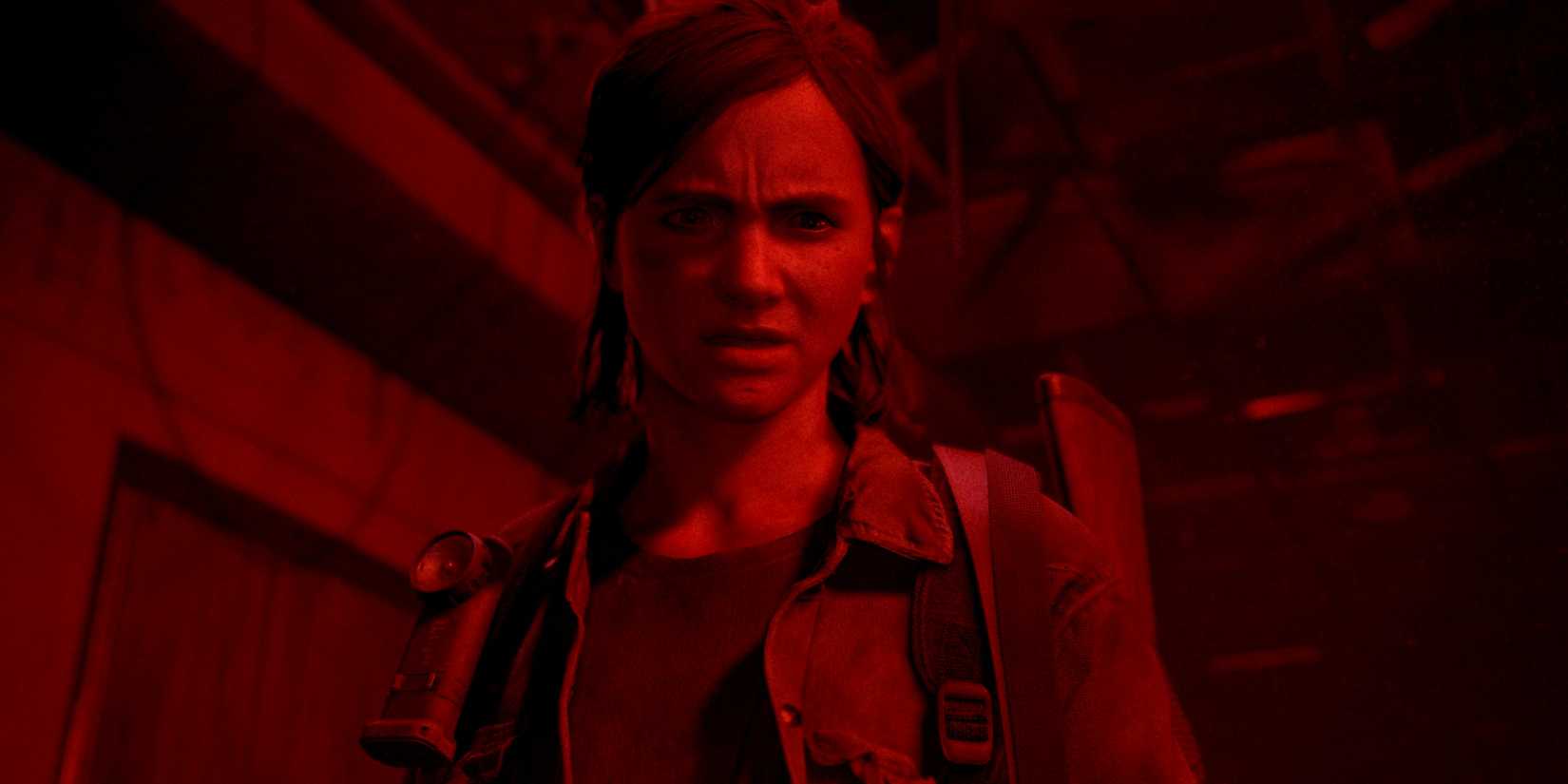 Ellie in a rage in The Last of Us Part 2 Remastered.