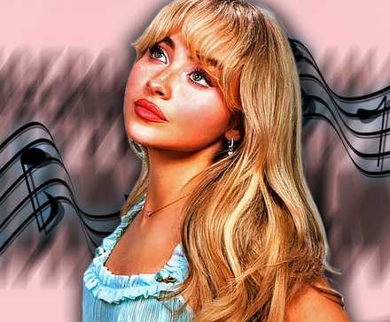 Сабрина Карпентер позирует во время фотосессии для