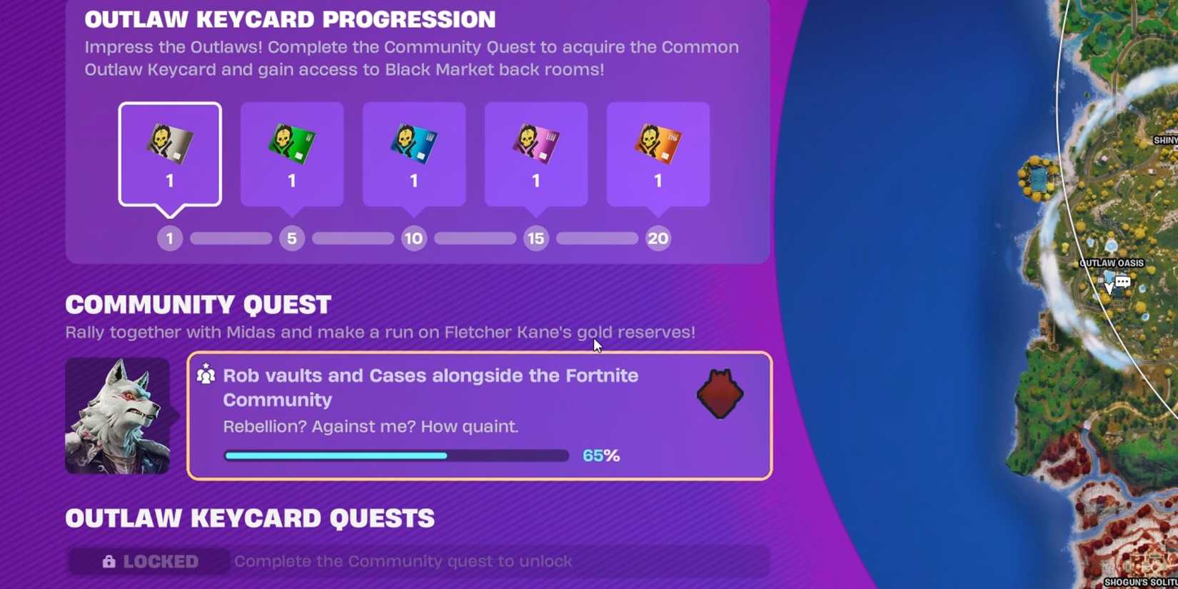 Fortnite Chapter 6: Season 2 - How To Unlock & Upgrade Outlaw Keycards