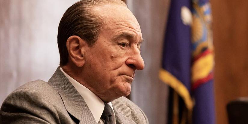 Фрэнк Костелло дает показания в "The Alto Knights"