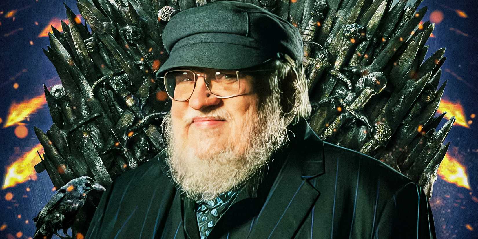 george r r martin and the iron throne