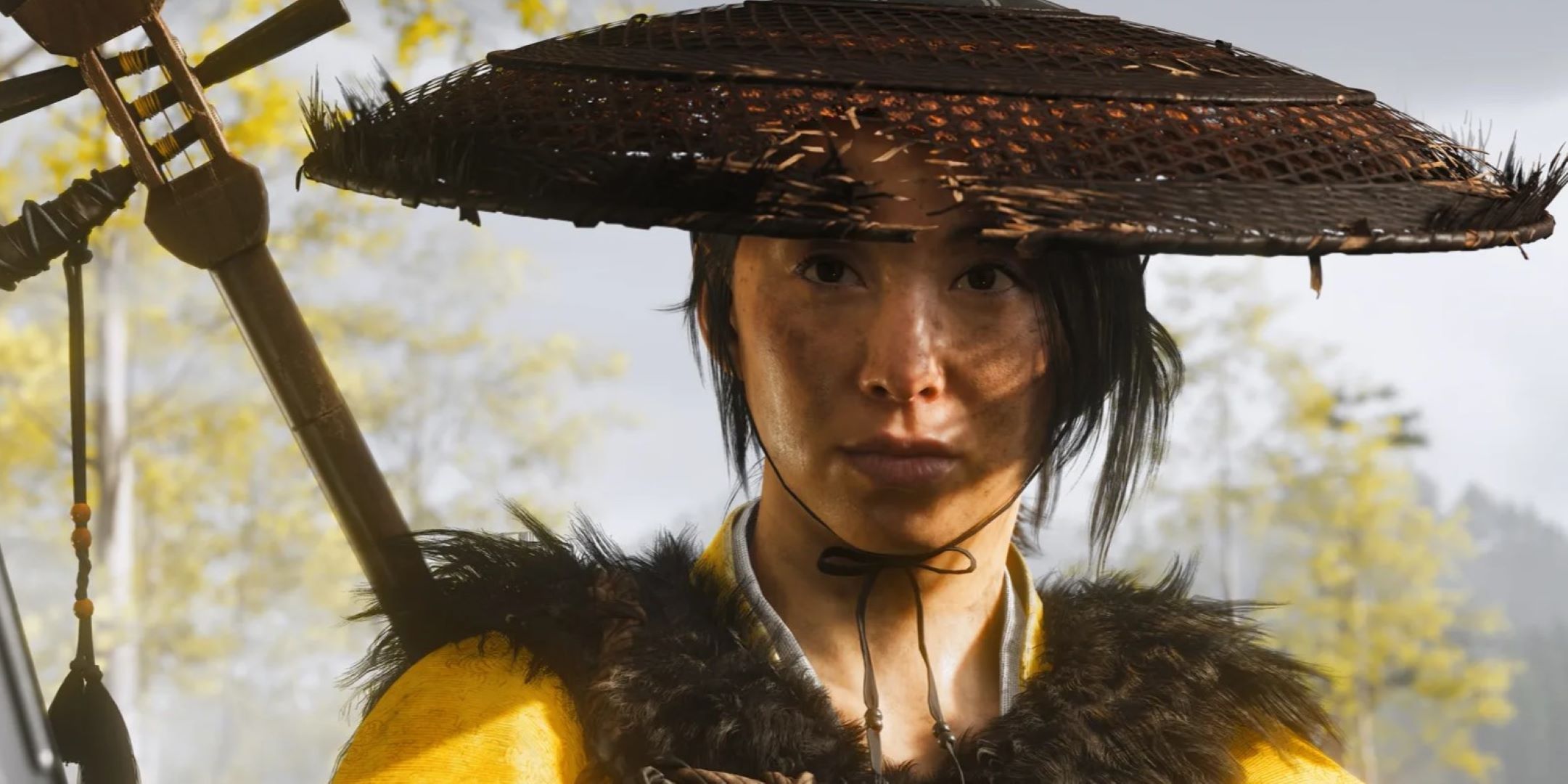 Protagonista Atsu in Ghost of Yotei
