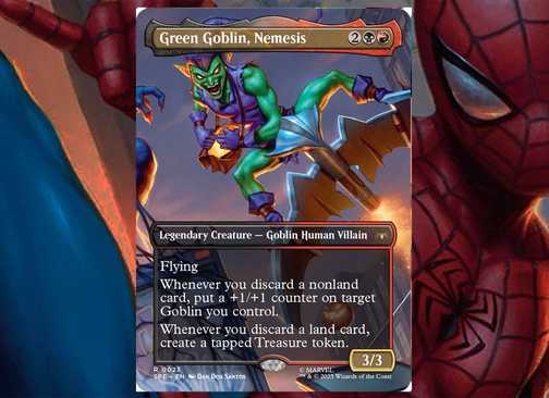 Magic: The Gathering's Spider-Man Set Reveals First Look At Venom, Green Goblin, & More Classic Villains Magic: The Gathering's Spider-Man Set Reveals First Look At Venom, Green Goblin, & More Classic Villains