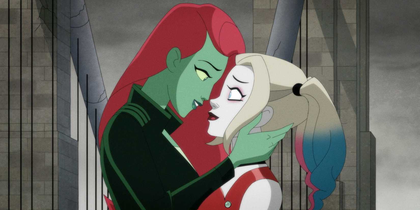 Harley Quinn e Hera Venenosa conversam com amor em Harley Quinn Temporada 5 Ep 9