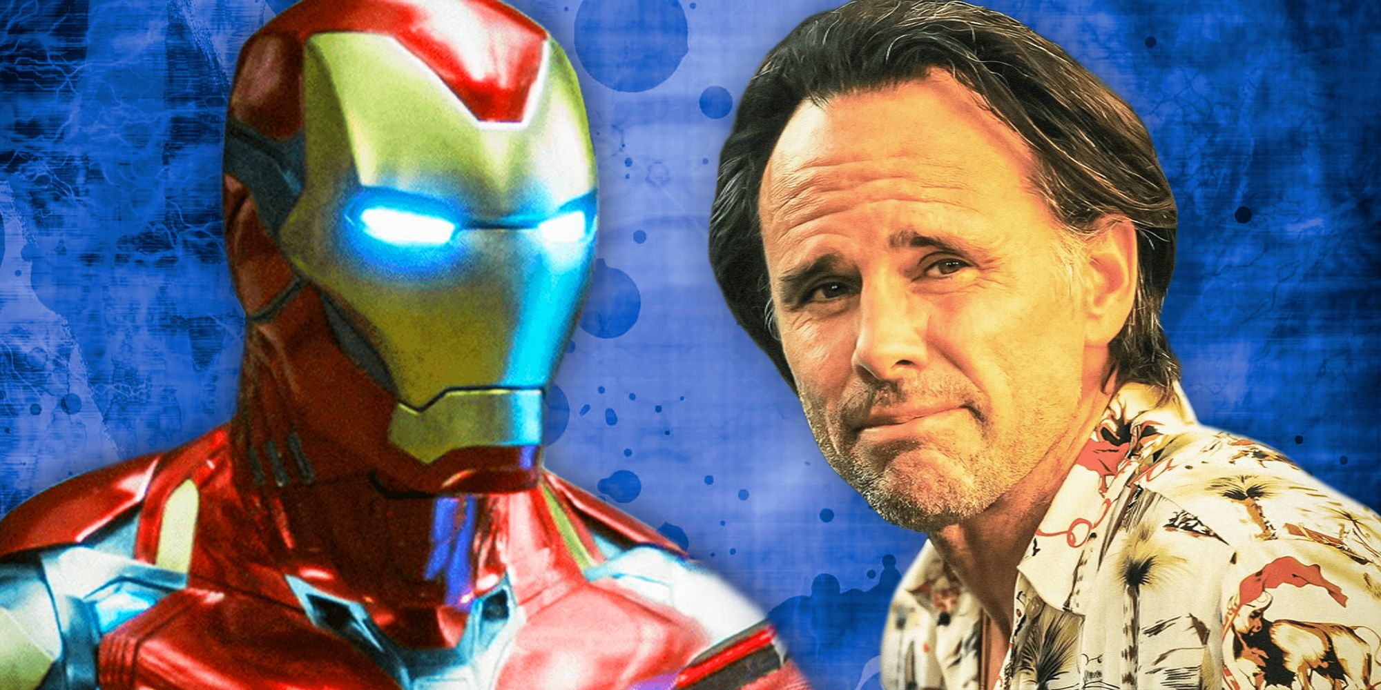 Imagen personalizada con Iron Man y Walton Goggins