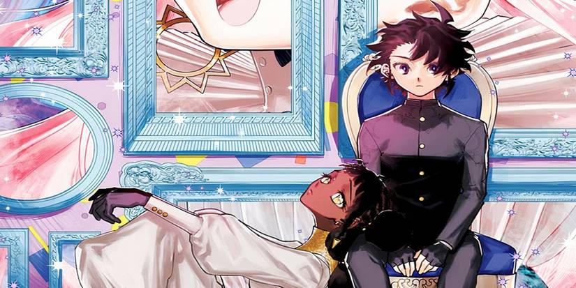 Цветная страница из 22-го главы "Ичи, ведьма"