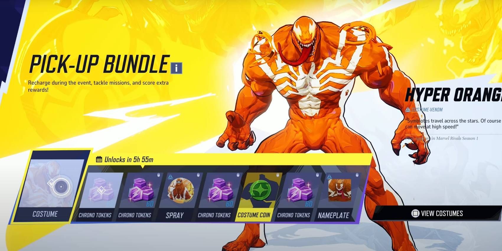 Marvel Rivals: How To Get The Hyper Orange Venom Skin & Symbiote