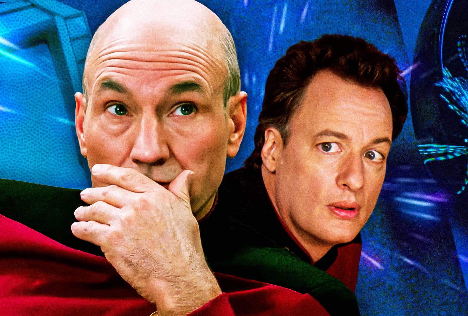 How Q's Most Emotional Star Trek: The Next Generation Scene Became A  Hilarious Meme, image size:1600x1080