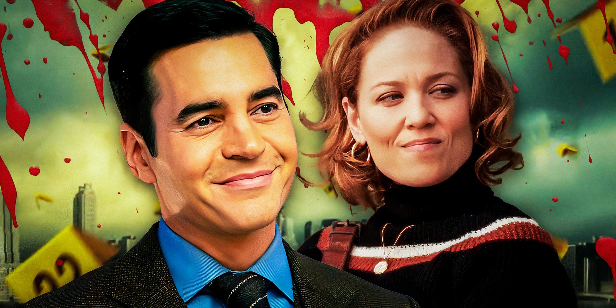 Рамон Родригес в роли Уилла Трента и Эрика Кристиен в роли Энгей Полиски в "Уилл Трент".