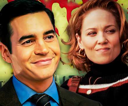 Рамон Родригес в роли Уилла Трента и Эрика Кристиен в роли Энгей Полиски в "Уилл Трент".