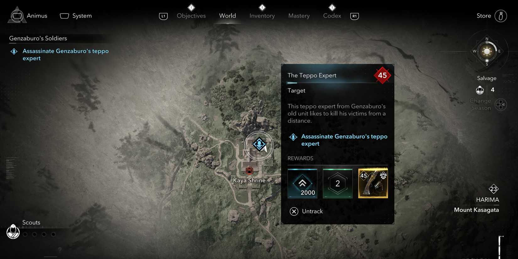 Assassin's Creed Shadows: All Genzaburo's Soldiers Locations & Rewards
