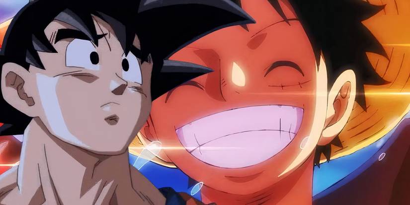 Luffy One Piece and Goku Dragon Ball custom cover image by Lauren Kells