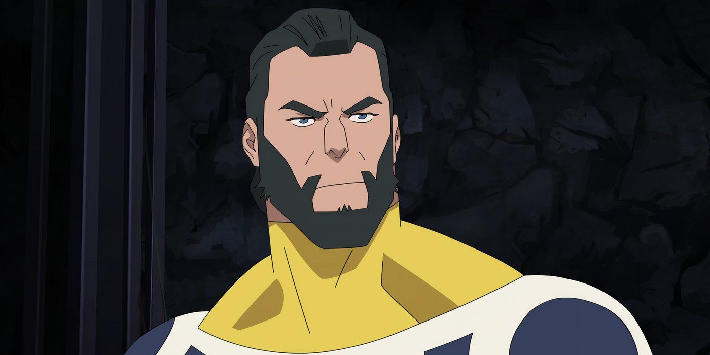 An Invincible superhero is giving a serious reaction in the show