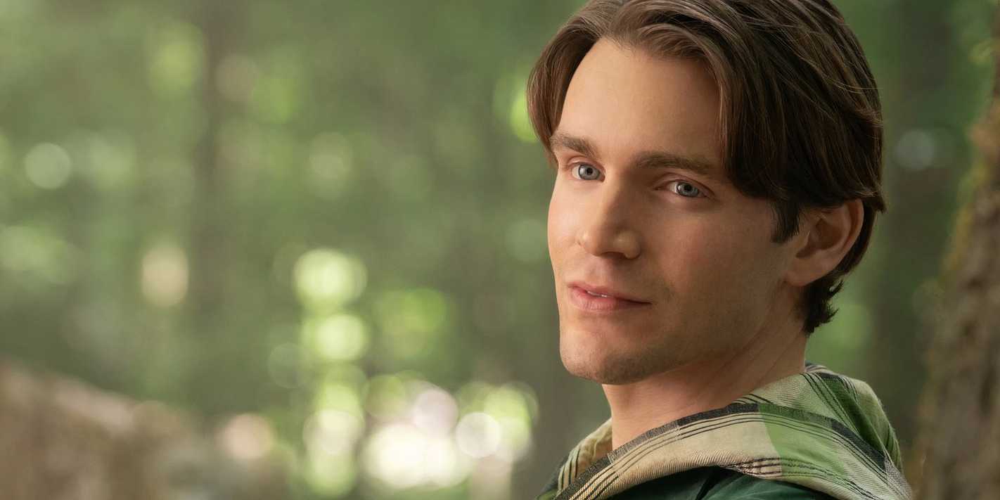 Jonathan leans against a tree in Snow White (2025)
