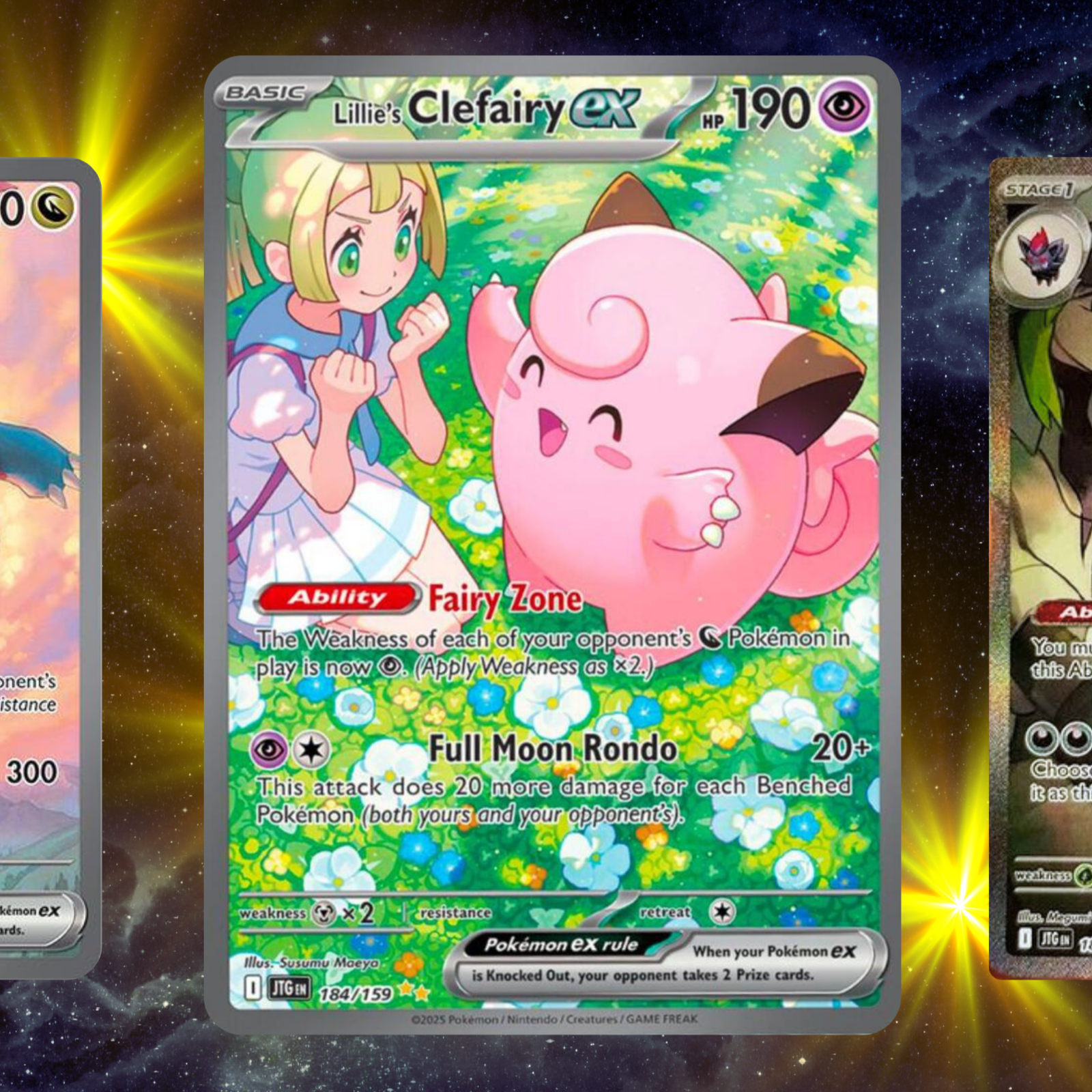 pokemon journey together valuable cards Lillie's Clefairy ex Pokemon Journey Together #173 Beckett 9.5 main image 1