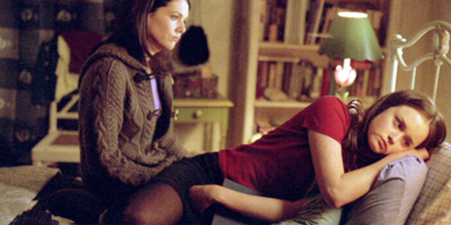 Lorelai e Rory no episódio piloto de Gilmore Girls