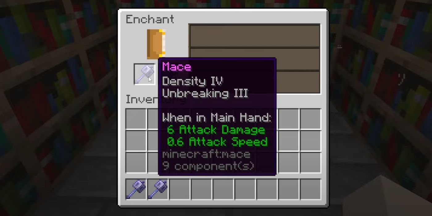 Minecraft: The Best Mace Enchantments