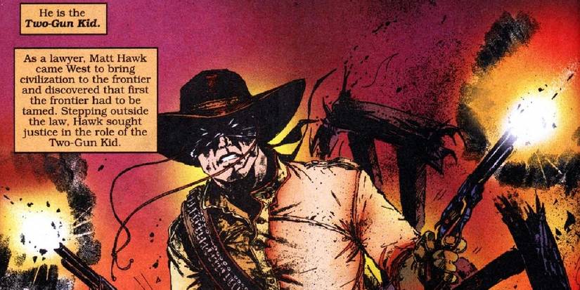 maravilha garoto de duas armas