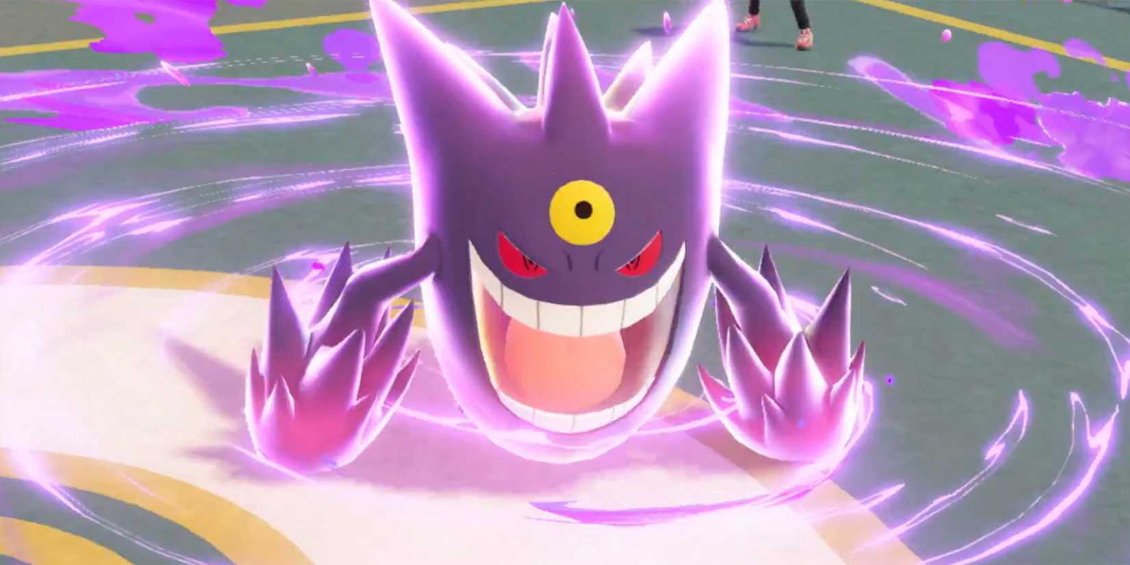 mega gengar roars in pokemon legends