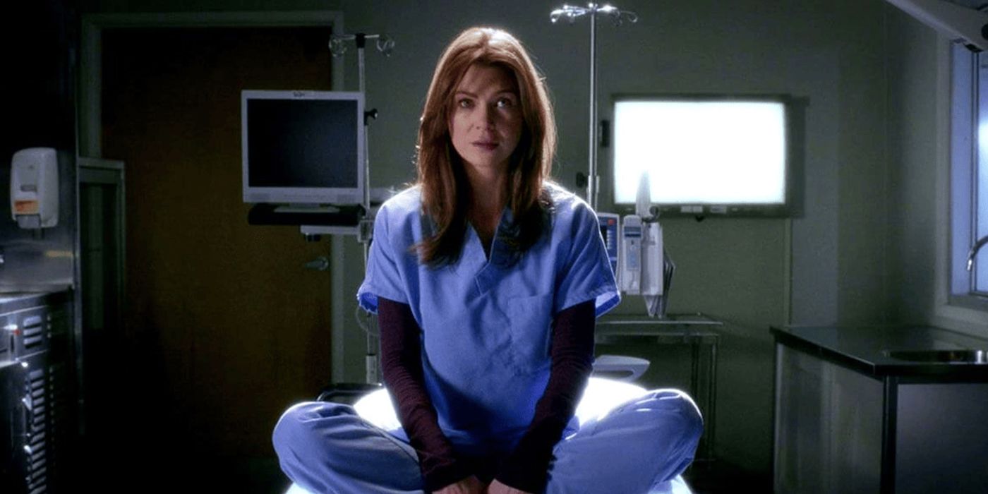 Meredith seated in a hospital bed in 'Some Kind Of Miracle' Grey's Anatomy