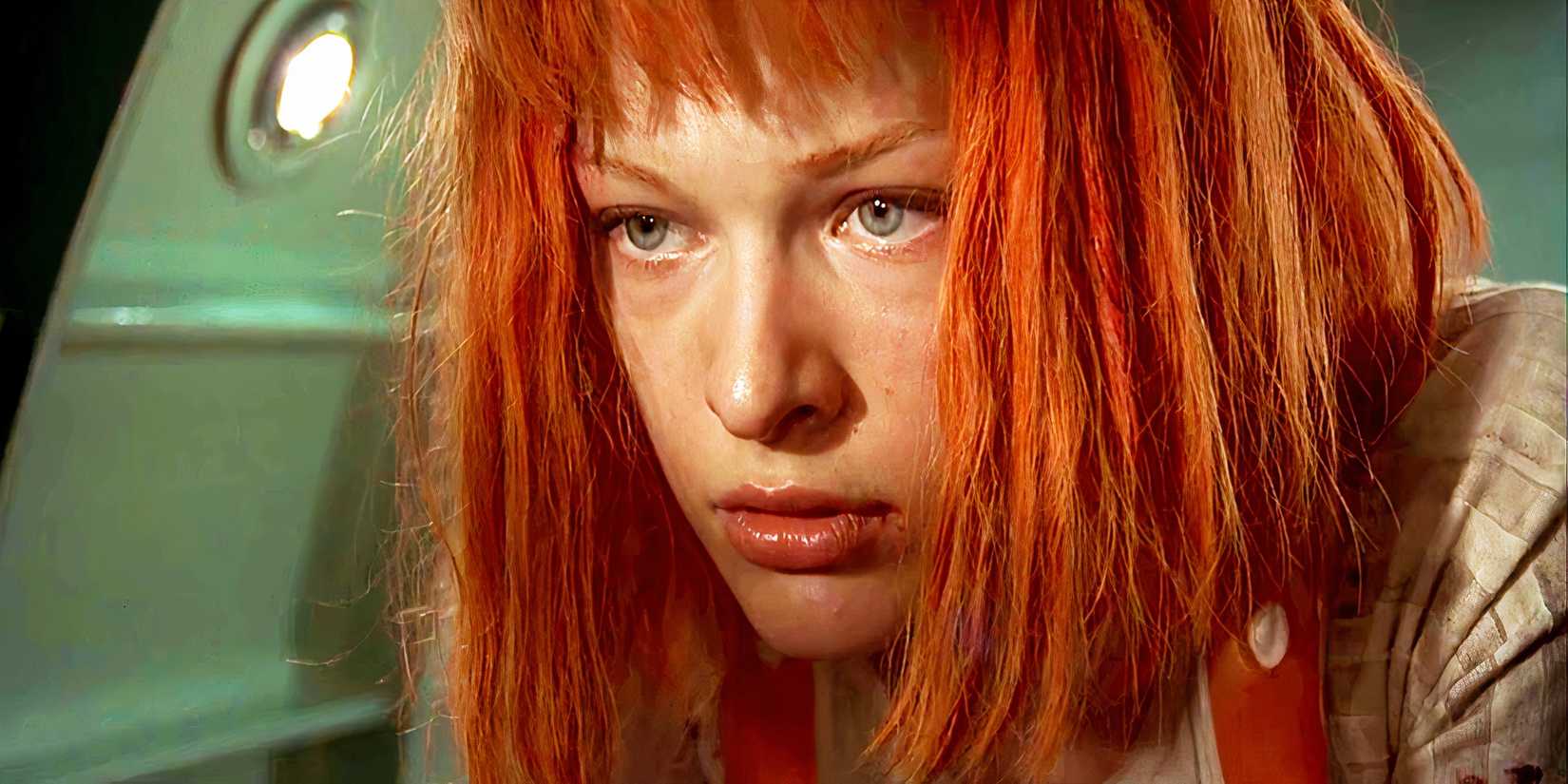 Milla Jovovich como Leeloo em The Fifth Element
