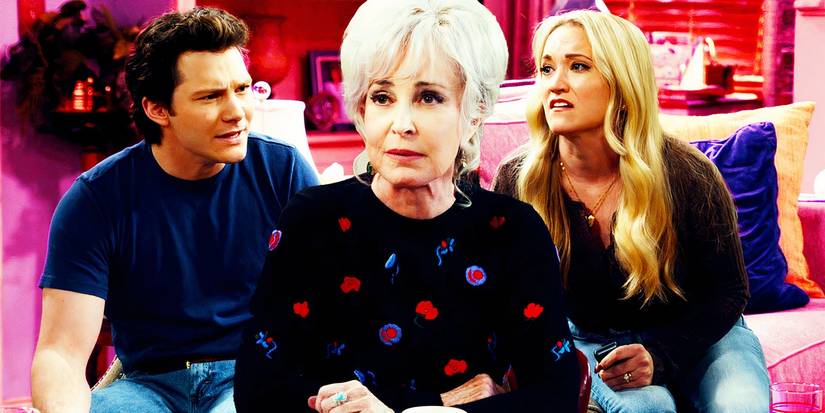 Montana Jordan as Georgie Cooper, Annie Potts as Meemaw and Emily Osment as Mandy McAllister in Georgie & Mandy's First Marriage episode 14