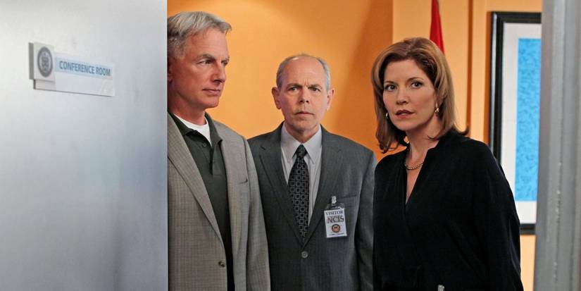 Gibbs, Fornell, and Diane Sterling (Melinda McGraw) in NCIS
