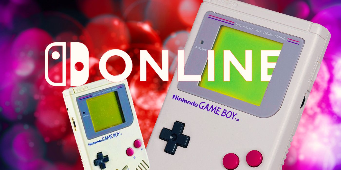 Nintendo online logo with the game boy