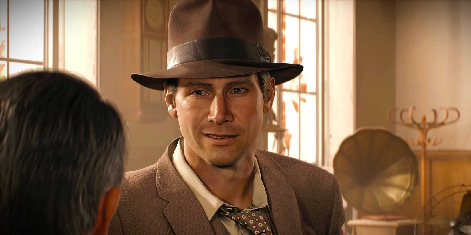 Indy talking to someone else in Indiana Jones & The Great Circle