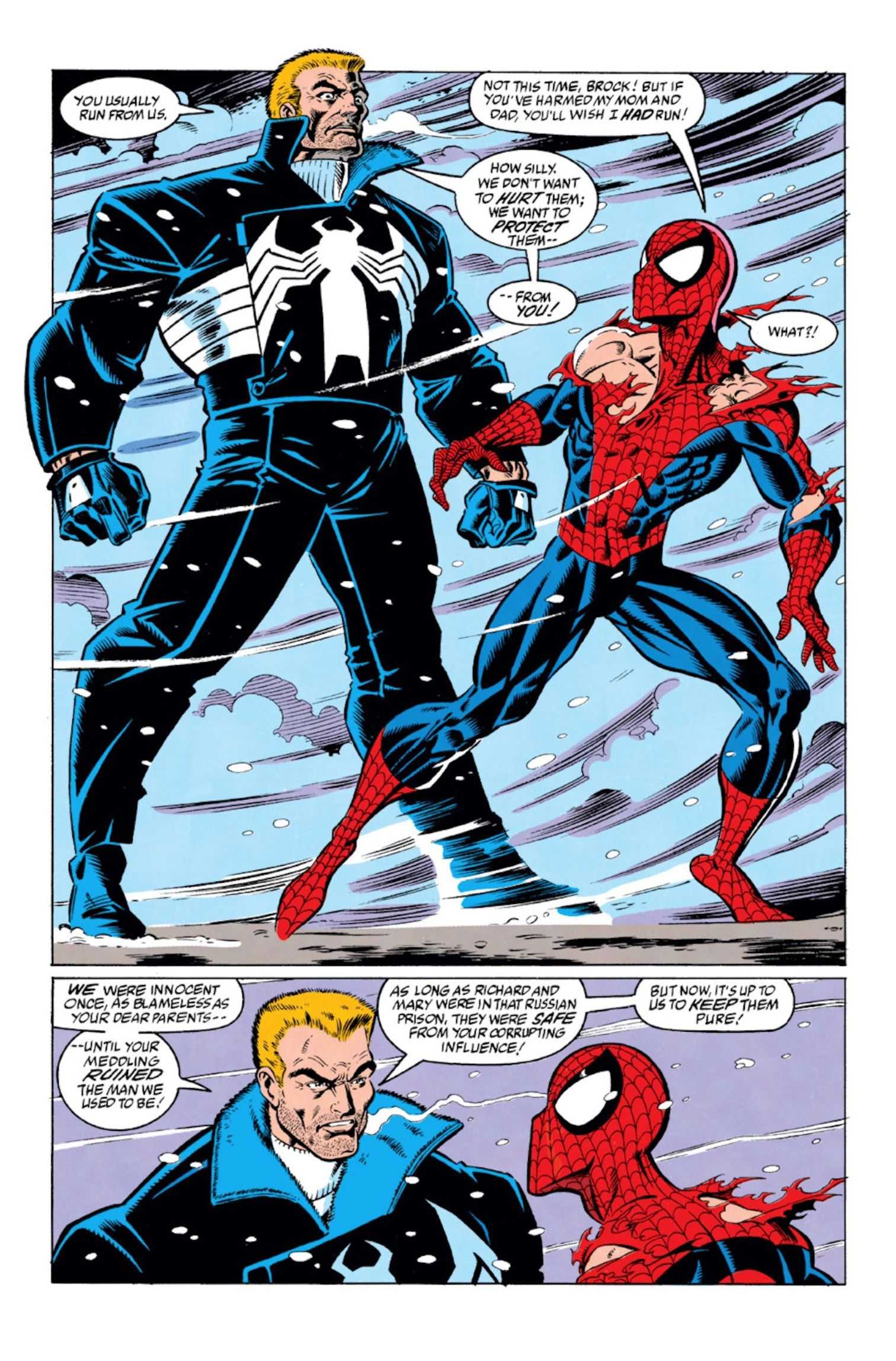 Venom Rip Off Marvel Venom Did It First: Spider-Man's Best Costume Ripped Off His Symbiote Foe