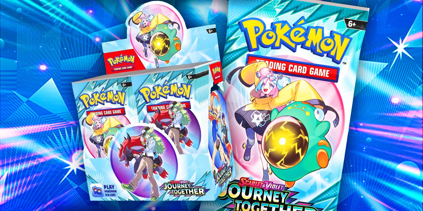 new pokemon cards journey together Pokemon: Scarlet & Violet Journey Together 3-Pack Blister Pack (Random