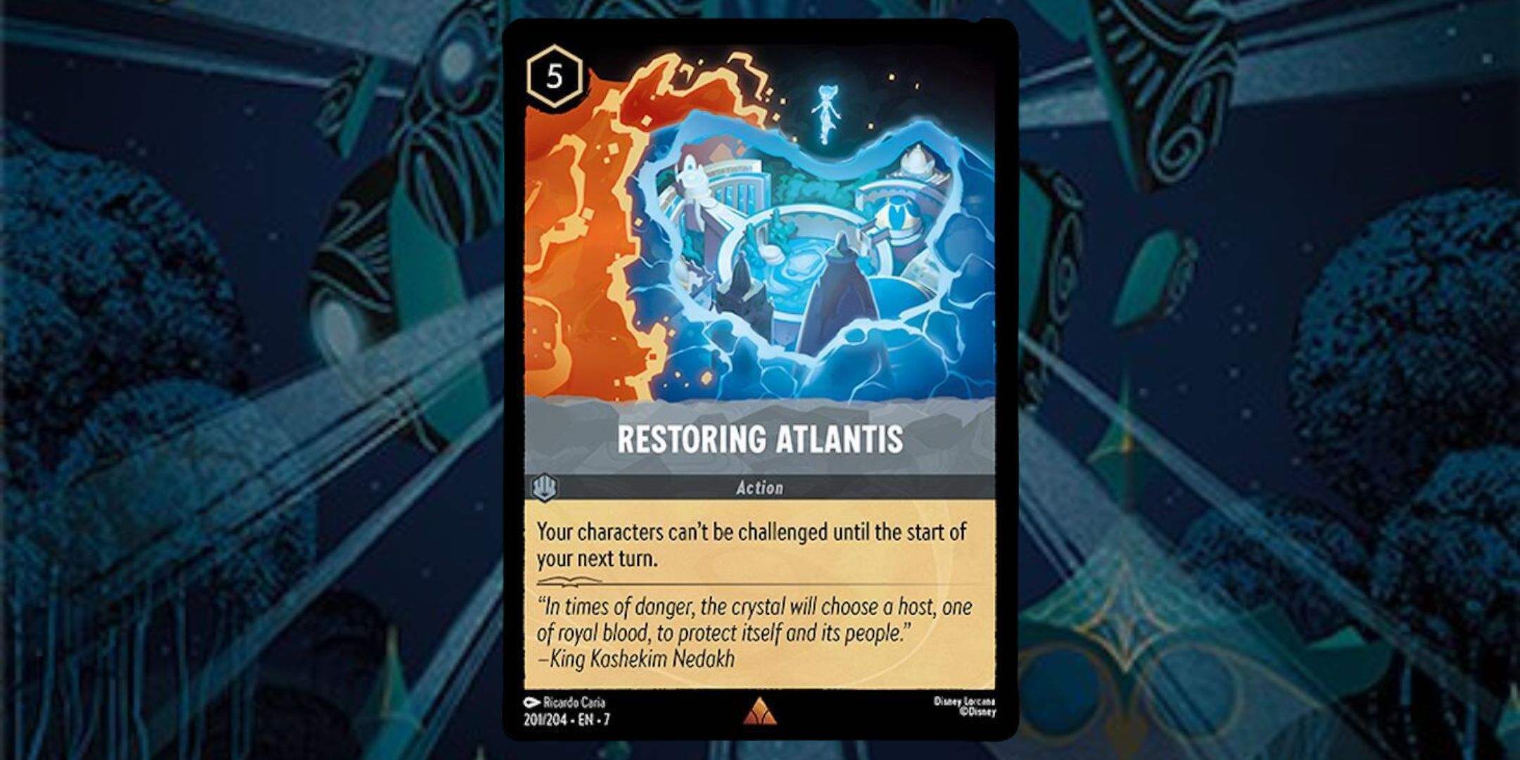 atlantis lorcana cards Lorcana - Milo Thatch (King of Atlantis) - 80/204 - Legendary (Foil) main image 0