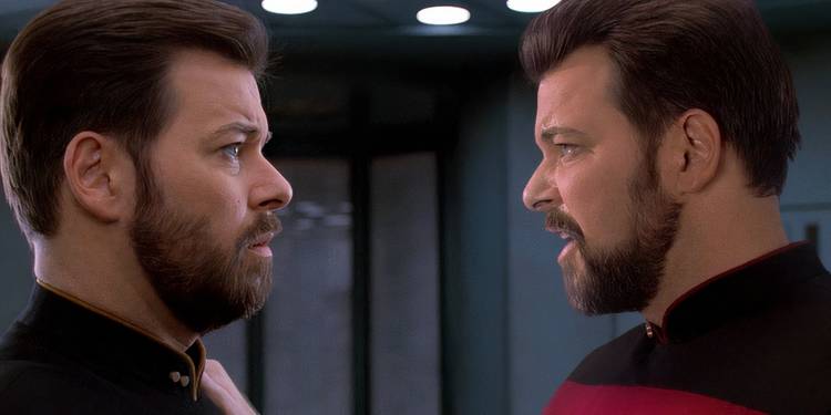 Mr Riker Vr Fómhair Reeser Star Trek Why Riker Grew A Beard In TNG Season 2