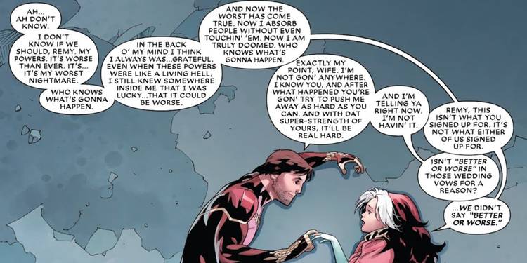 Gambit And Rouges Wedding Gambit and Rogue May Be In Love, But the X-Men Romance Has a Loophole ...