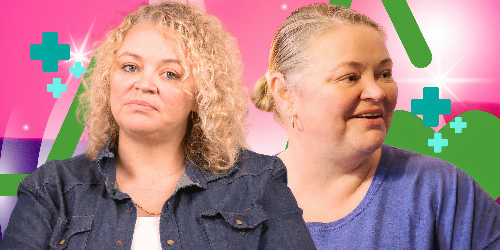 montage of 1000-Lb Sisters' Amanda Halterman with a health background