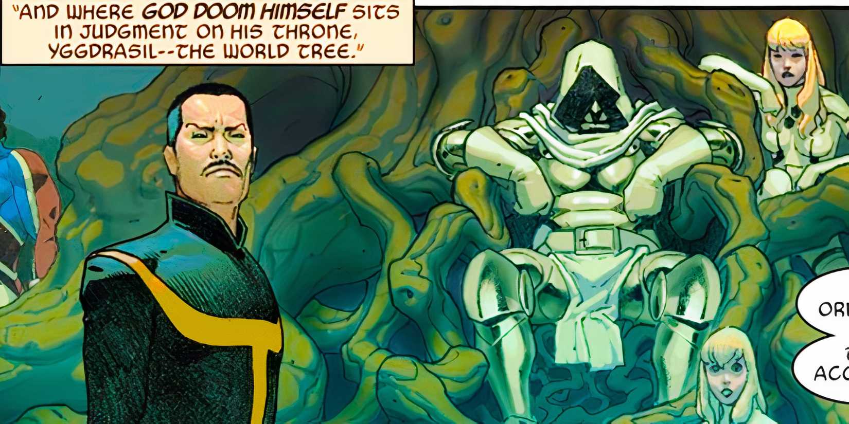 Sheriff Strange with Doctor Doom in Marvel Comics' Secret Wars