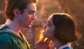 Jonathan and Snow White looking into each other's eyes in Snow White