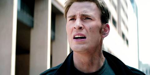 Steve Rogers looks shocked in Captain America_ The Winter Soldier