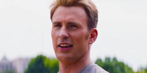 Steve Rogers smiling in Captain America The Winter Soldier