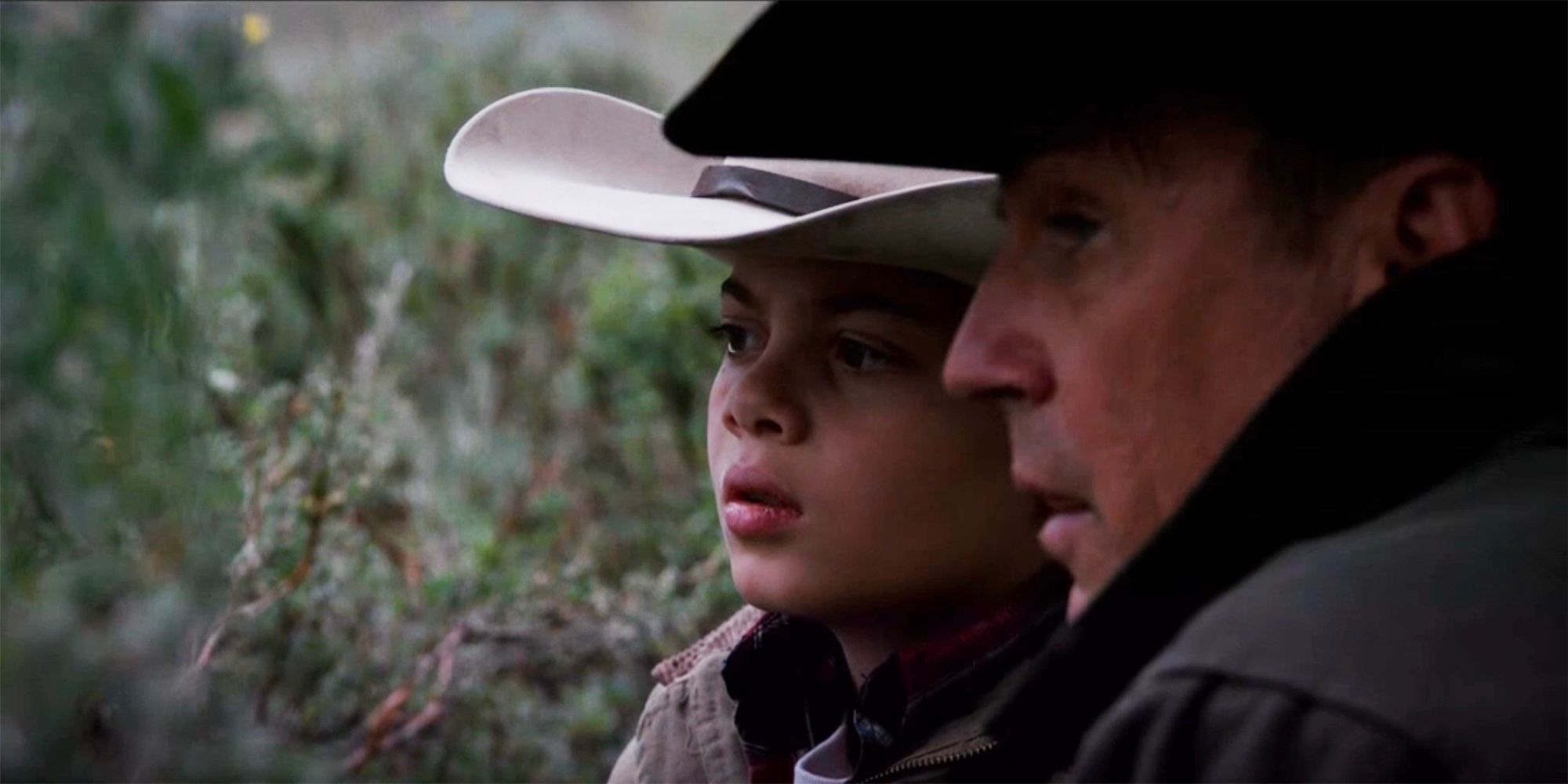 Tate and John Dutton in Yellowstone