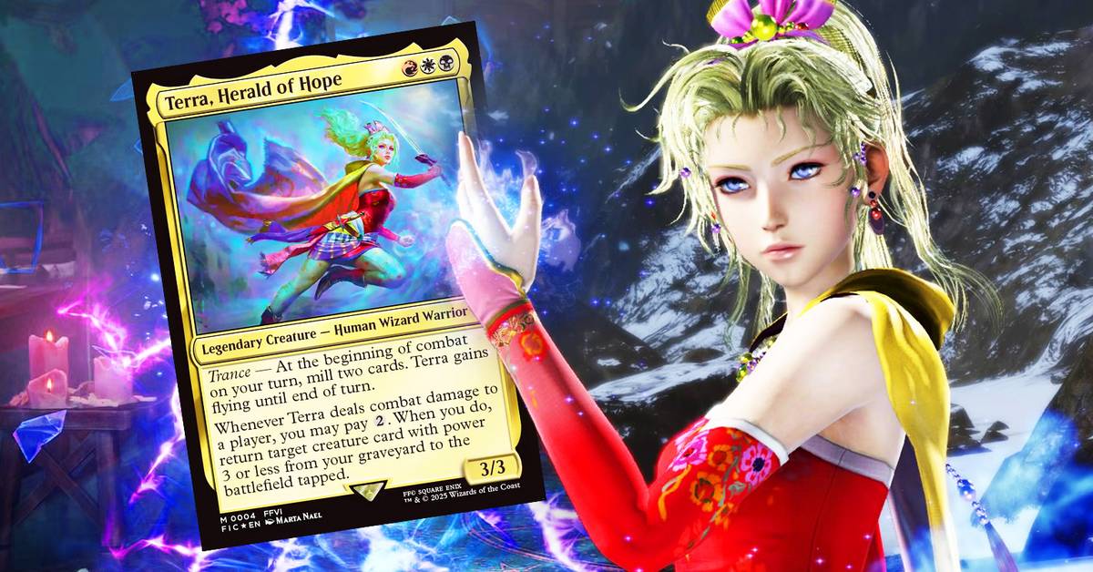 I've Played Final Fantasy 6, & Terra's Magic: The Gathering Card Doesn't Make Sense I've Played Final Fantasy 6, & Terra's Magic: The Gathering Card Doesn't Make Sense