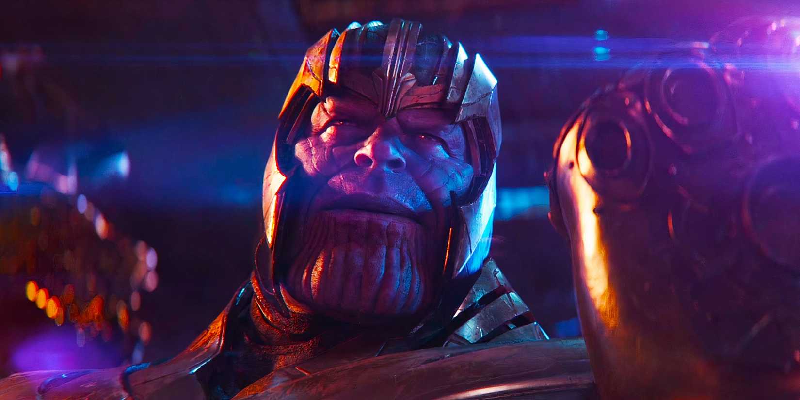 Thanos with the Power Stone in Avengers Infinity War